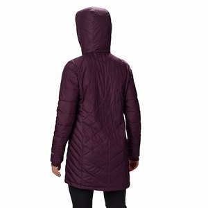 Columbia Heavenly™ Lång Hooded Jacka Dam MörkRosa (KOWXG7396)